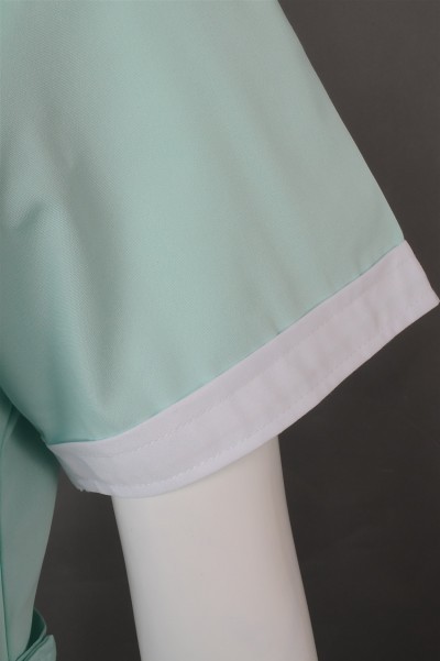 SKNU004 custom-made princess collar clinic uniform order nurse uniform custom-made hospital uniform design clinic uniform style clinic uniform supplier HK Shute clinic uniform price detail view-6